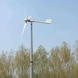 3KW 96V/220V/380V Horizontal Wind Turbine Power Generator Wind Mill Yawing For Home Use, For Grid Tie / Off-Grid Use