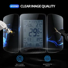 iGPSPORT IGS320 Case Bicycle Computer GPS Bike Odometer Silicone Protective Case Cover + HD Tempered Glass Film