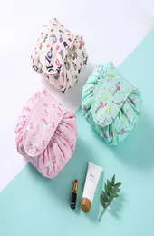 Desinger DrawString Printing Cosmetic Bag Fashion Girls Makeup Case Women Travel Foldbar Make Up Organizer Storage Pouch Toalettetry2411756