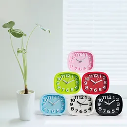 Mini Mute Clocks Clocks Battery Bedide Desk Table Decor Home Decor