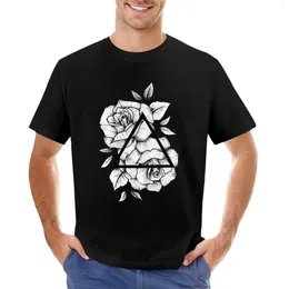 Polos da uomo T-shirt geometrica maglietta grafica maglietta