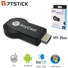 Box 7t Stick anycast m9 plus wireless display dongle receiver mirascreen mirror screen dlna wifi airplay miracast tv stick