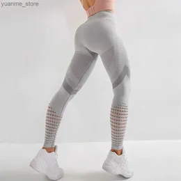 Yoga -Outfits Stretchy Yoga Sporthosen Hintern Heben ausgebautes Training Leggings nahtloser Scrunch -Hintern Laufen Strumpfhosen Fitnessstudio Push Up Workout Kleidung Y240410