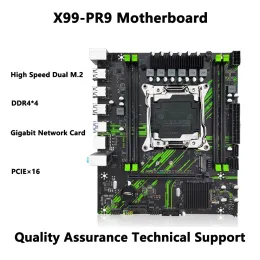 마더 보드 새로운 X99 PR9 LGA 20113 마더 보드 지원 Intel Xeon V3/V4 CPU 128 GB DDR4 RAM 데스크톱 메모리 USB3.0 NVME/SATA M.2