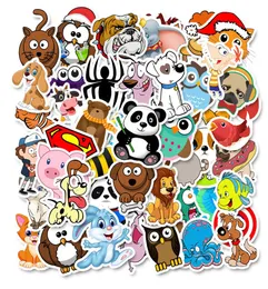 50pcslot Ganzer Cartoon niedlich VSCO Tiere Kawaii Aufkleber wasserdicht auf Aufkleber für Kinder Spielzeug Flaschengepäck Notebook -Auto -Aufkleber1424532