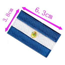 Parche Bordado de la Bandera de Argentina, Parche de Hierro de 6,3 cm de Ancho, de Alta Calidad, Emblema de la Paz, La Nation, La Libertad, El Azul Marino