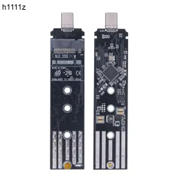 العلبة M.2 إلى USB 3.1 محول SSD Gen2 10g NVME USB Adapter M2 NVME/SATA TO TYPE C ADAPTER SSD M.2 NVME/SATA TO TYPE C ADAPTER RTL9210B