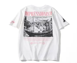 CDG PLAY commes mens designer t shirts OFF With Heart sport tee Shirts des garcons White Pablo stripe Shirts For Summer vetements 1227769