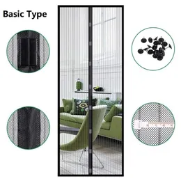 8 Sizes Door Screen Kitchen Curtain Summer Anti Mosquito Insect Fly Bug Curtains Magnetic Net Automatic Closing Dropshipping