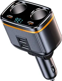 C27 CAR USB быстро зарядка Super Fast Зарядка Sigarette Adapter 6 Port Phone Зарядное устройство для автомобиля DC 12V/24V Universa