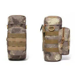 Pacote traseiro da cintura para fãs do exército, bolsa de garrafa de água ao ar livre, bolsa de ombro tático, chaleira, escalada, acampamento, sacos de caminhada