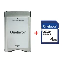 Cartões novos !!!4 GB OneFavor SD SDHC Card SD Memory Card + SD SDHC Card Adapts Conversor para Mercedes Benz