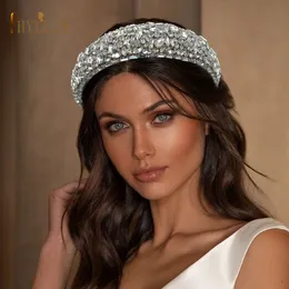 A452 Handmade Wedding Headband Baroque Headpieces Women
