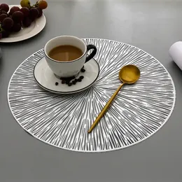 PVC Placemat for Dining Table Hollow Pad Coaster Pads Table Placemats Hot Stand Placemat Table Set CoastersHollow Pad Coaster Pads