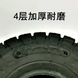 Zhengxin-däck 4.10/3.50-4 Inre och yttre CST-äldre skoterelektrisk trehjuling 10 tum pneumatisk