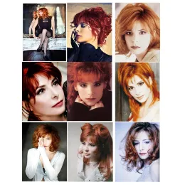 Diamond Embroidery French song queen Mylene farmer Diamond Painting Cross Stitch Full Square Drill Mosaic Christmas Decoration