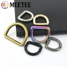 20pcs 10/13/15/20/25/32/38mm metal o d halka tokaları torbalar kayış kayış tokası köpek yaka dokuma tokası DIY deri zanaat