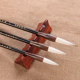 Chinese Calligraphy Brushes Set Weasel Woolen Hair Brush Traditional Chinese Painting Brush Pen Regular Script Writing Supplies