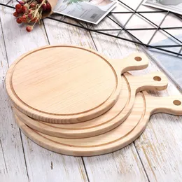 Utile paddle board premium con manico antidor-lavabile addensato tagliere di formaggio a forma di formaggio in legno per cucina