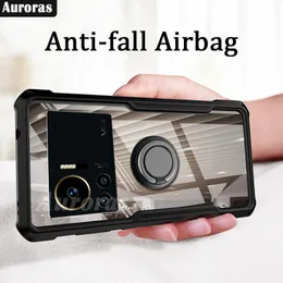 Auroras for Infinix Note12 VIP Pro 5G Shock -Resection Clear с кольцом с мягкой кадром для кольца Infinix Note 12 VIP G88 G96