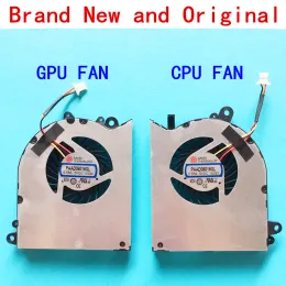 Pads laptop CPU cooling fan Cooler Notebook PC for MSI GS60 6QD 6QE 6QC 2QE 2PE 2PC 2QD 2PL GPU E322500025A0 PAAD06015SL N294 N293