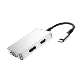 5IN1 USB -C 허브 -0101 PD 100W MacBook iPad 태블릿 USB C 도킹 스테이션을위한 충전 멀티 포트 어댑터