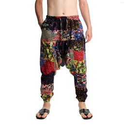 Męskie spodnie workowate harem biodro mężczyźni latające wiewiórki luźne mody mody mody modyfikuj modyfikujne spodnie Y2K odzież pantelones streetwear noszenie