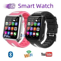 Guarda 4G Children's Smart Watch Android 9.0 Boys Girls Dual Cameras Photo Posizione GPS Telefono WiFi Internet App Download Registrazione