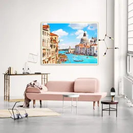 EVERSHINE Diamond Painting Scenic Full Square 5D Diamond RACGINO CITTÀ VENICE Mosaico Arte Nuova arredamento a parete di nego di arrivo