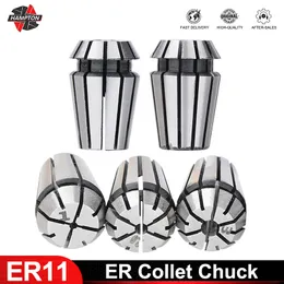 ER11 Spring Collet Chuck CNC 라우터 CNC 밀링 커터 용 스프링 척 1/1.5/2/2.5/3/3.5/4/4.5/5/5.5/6/6.5/7mm CNC 툴 홀더