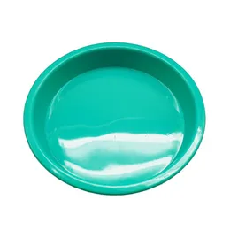 Nicht-Stick-Silikonschalen-Wachsbehälter Deep Pan Oil Round Tablett DAB-Werkzeughalter Lebensmittelqualität 9 Zoll324s