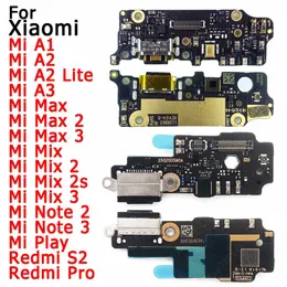 Porta de carregamento para xiaomi mi mix 2s max 2 nota 3 reproduzir a1 5x a2 lite 6x a3 Redmi S2 Pro Charge Board Peças do conector USB Peças