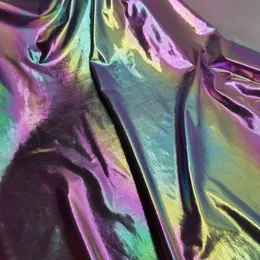 Spandex Laser Fabric 4 Way Stretty Holographic Bronzing Ombre Shiny Swimsuit Stage Garment Fabric Color Magic