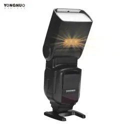 가방 Yongnuo YN968N II 플래시 스피드 라이트 무선 TTL 1/8000S HSS Nikon DSLR 카메라를위한 LED 조명 YN622N YN560 무선 시스템