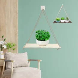 Fotos multifuncionais da planta doméstica Fotos de quadro de madeira prateleiras penduradas nas prateleiras de armazenamento prateleiras decoração decoração de casa