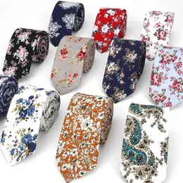 Ties cravatte NUOVO MENI PURO PURO 100% PURO PAISLEY POCCA IN FOGLIO MENS TAGLIO SLING CRAVATO Stretto Floro TACCO CORBATASC240410