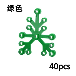 40st Flower Parts Plants Tree Leaves Leaf MOC Compatibl 2417 Bricks Diy Assmble Building Blocks House Garden Lövverk partiklar