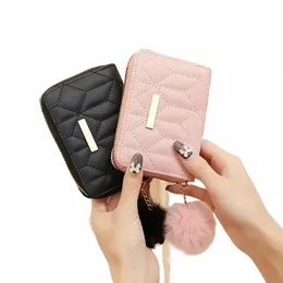 2024 محافظ للمحافظ للنساء حاملات بطاقة هوية البسيطة Fi Plush Bag Bolso de Mujer Woman Wallet Pink Women's Wallet Luxury E3px#