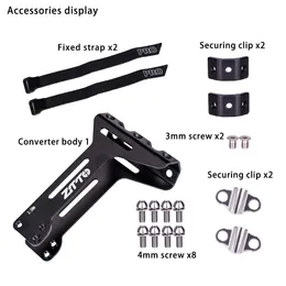 ZTTO Cicling a doppia bottiglia a doppia bottiglia bottiglia porta a gabbia in bicicletta per bicicletta gage estensione porta per tazza per tazza di acqua