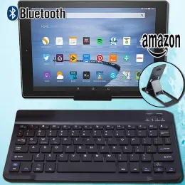 Tastiere tastiera bluetooth wireless per Amazon Kindle Fire HD 8.9 "/Fire HD 10 2015 2017 Tastiera ricaricabile per tablet Android