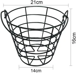 Crestgoff Metal Golf Basket Ball Ball Pojemnik z akcesoriami do uchwytu zawierają piłki golfowe 50pcs