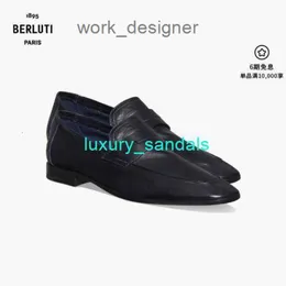 Berluti Mens Dress Shoes Leather Oxfords Shoes Berluti Classic Mens Shoes Classic Handmade Leather Leather Gentlemanly Loving and Mostral Kangaro G0QB