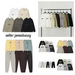 FOG Hoodie 1977 هوديي Crewneck Designer Sweatshirt الرجال نساء عرق قميص المقاطع المصمم مصمم مجموعة Sweatspants سراويل الرجال رجال الركض الرجال فيلي