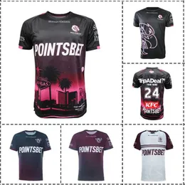 2024 Manly Sea Eagles Las Vegas Warm up Shirt Training Rugby Jersey Shorts - Herrengröße S -5xl Druckname Top Qualität