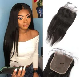 Peruanische Körperwelle Straight Human Hair 6x6 Spitzenverschluss 1224inch natürliche Farbe Sechs von sechs jungfräulichen Haaren 7376082