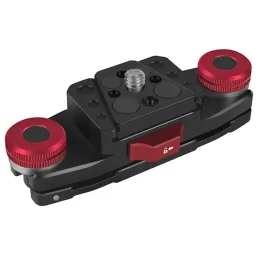 Tillbehör Black Camera Midjebälte Klipp Snabbutgivningsplatta Montering Antishake Fast Switch Tool för SLR Gimbal axelbandstemklämma