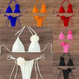 2024 Neue Blumenwomens Bikini Set modische und sexy Bikini -Frauen