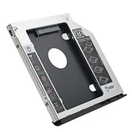 Obudowa dla HP EliteBook 2530p 2540p Aluminium 2nd HDD Caddy 9,5 mm SATA do SATA 3.0 2,5 "SSD do 2 TB Dysk twardy Optibay