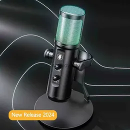 Microfoni FIFAR USB Microfono Studio Professional Condenser Adatto per i giochi di streaming per la registrazione del computer PC Singing Microfoneq