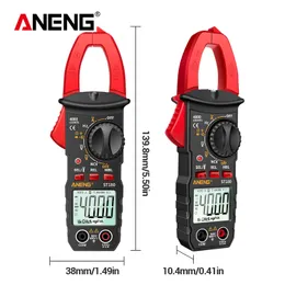 ANENG ST180 4000 Räknar digital klämmätare Multimeter Clamp Multimeter Voltmeter Ammeter AC DC Spännings AC -strömmätare NCV